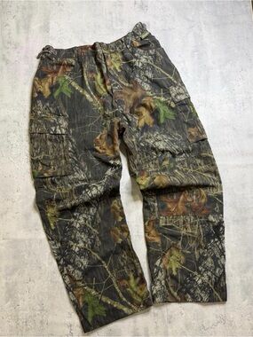Gamehide Mossy Oak Camo Cargo Pants 36”x 30” Hunting Realtree Style Outdoor